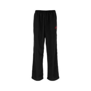 Willy Chavarria Men Black Wool Ruff Pant